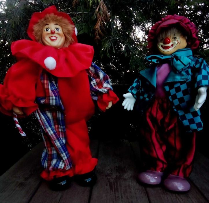 КЛОУН венецианский, фарфоровый. Арлекин интерьерный 35 см