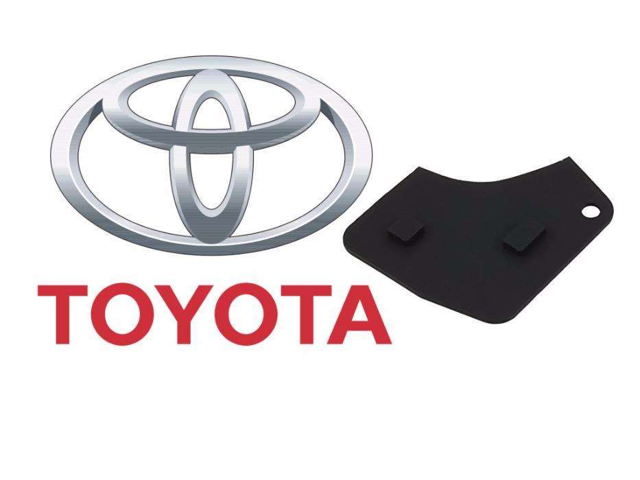 Chave Toyota Tapete borracha de 2 ou 3 botões