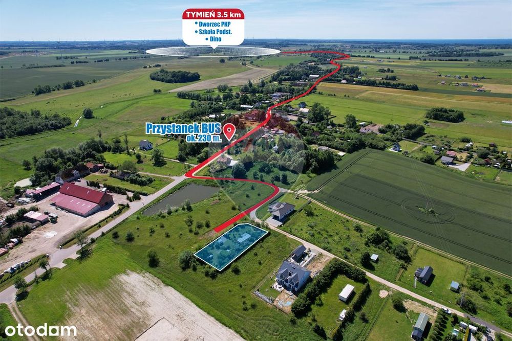Działka z domkiem holenderskim