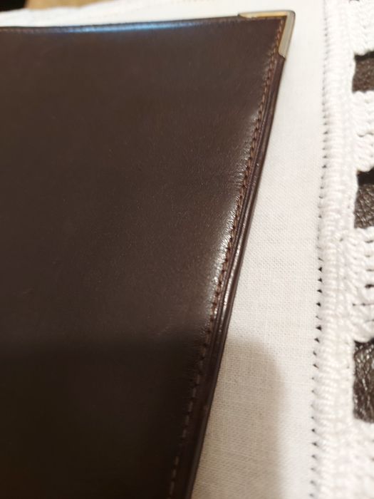 Carteira de Homem da Francor - Pele Genuina - Castanha.