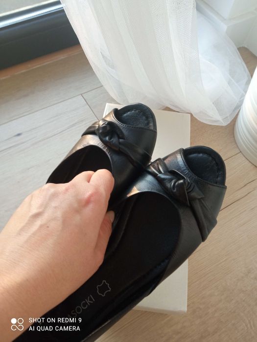 Baleriny Lasocki r. 38 czrane