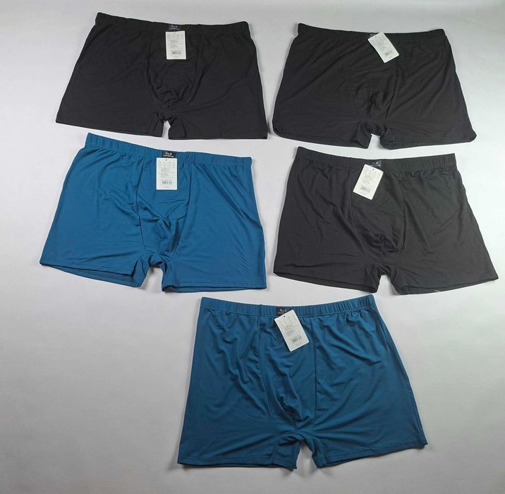 5 sztuk Bokserki męskie N&E Underwear bambus 5-PAK r. 7XL pas 92-160 cm