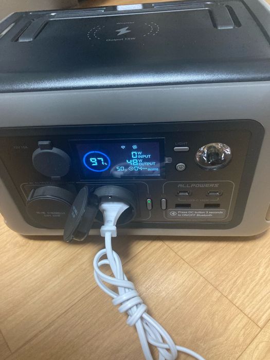 Stacja zasilania allpowers r600 powerbank 600W 299Wh