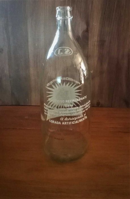 Garrafa 1lt Pirogravada Laranjada São Jorge