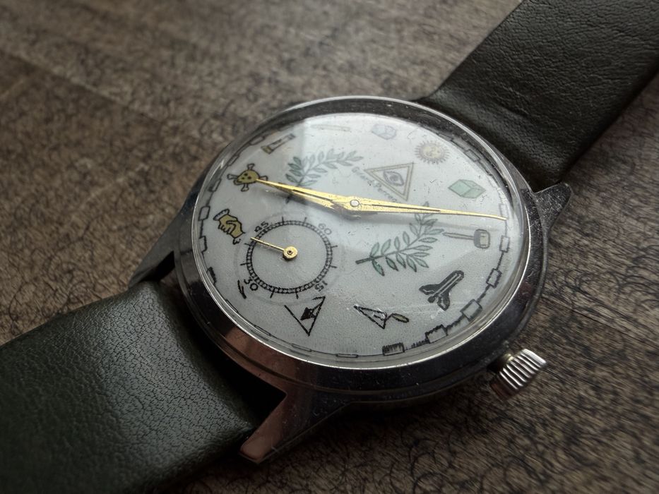Girard Perregaux Masonic dial 34 mm bk