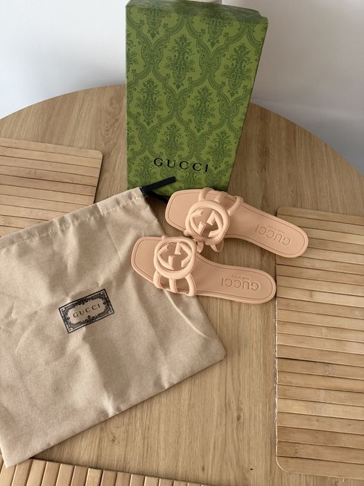 Klapki Gucci Sandały GG Interlocking G