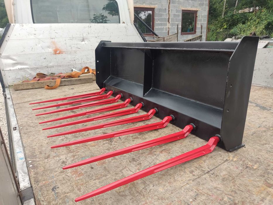 Widły do obornika euroramka nowe do tura kute kły solidne Transport