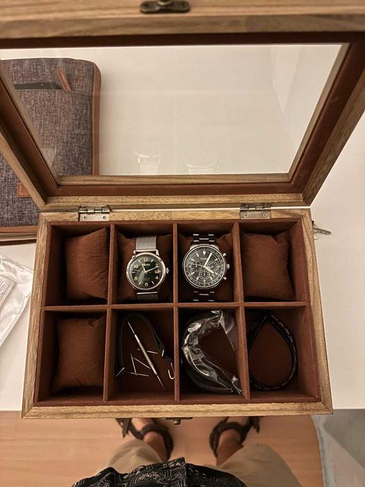 Szkatułka na zegarki biżuterię duża prezent świąteczny NOWA