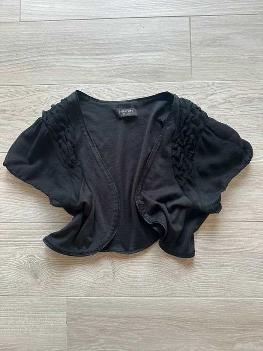 Bolerko z jedwabiu rękawki L principles petite