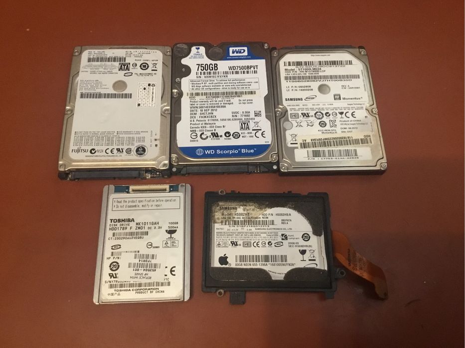 Жесткий диск 1,8" дюйма ; 2,5" дюйма HDD