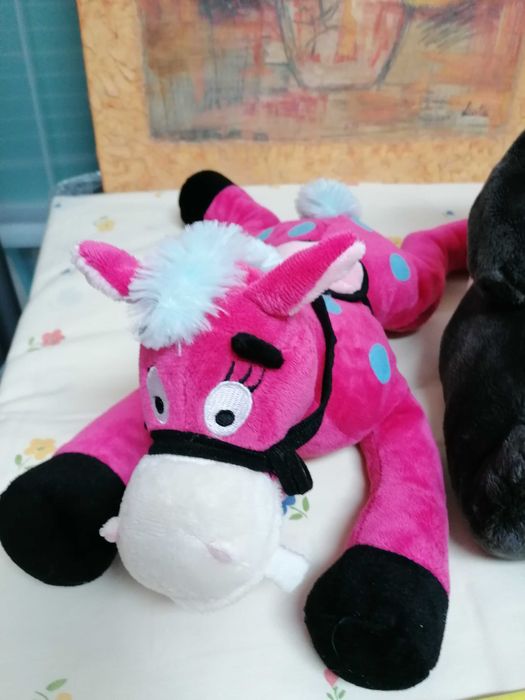 2 peluches usados como novos