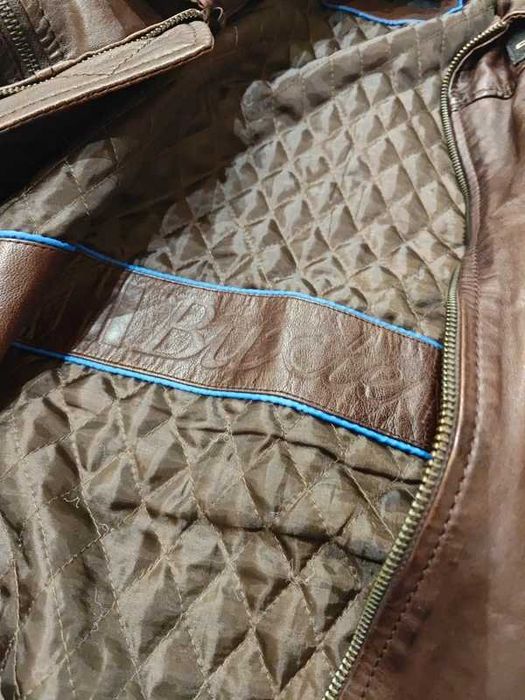 Kurtka pilotka. Skóra naturalna. Brąz. Rozmiar 50.