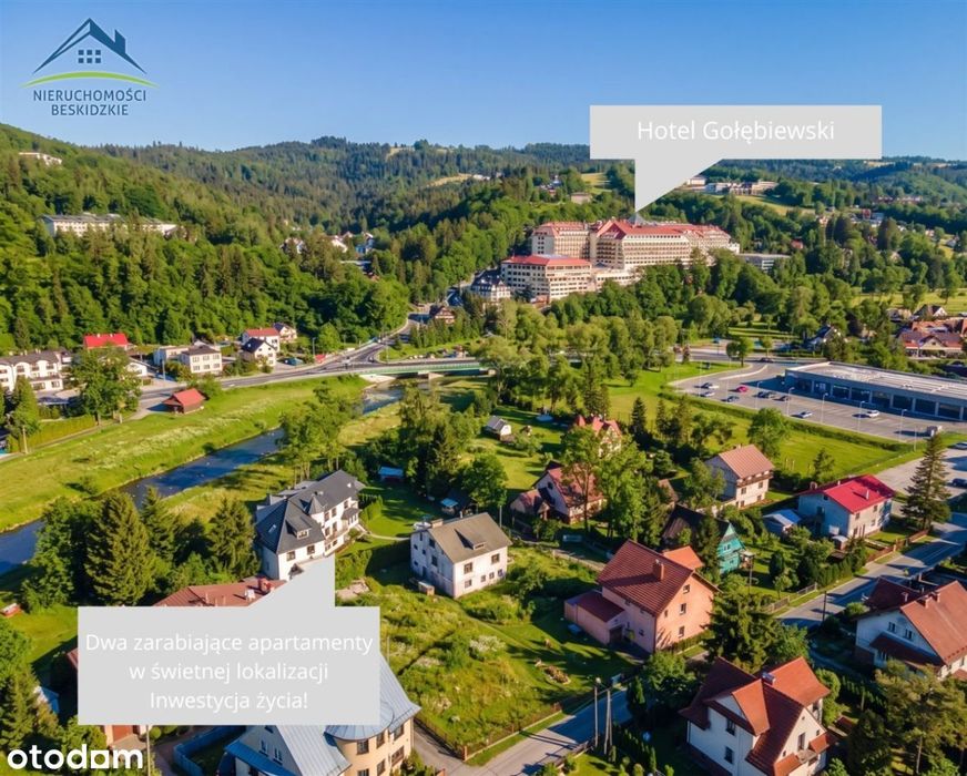 Dwa urządzone apartamenty w Wiśle, nad rzeką!