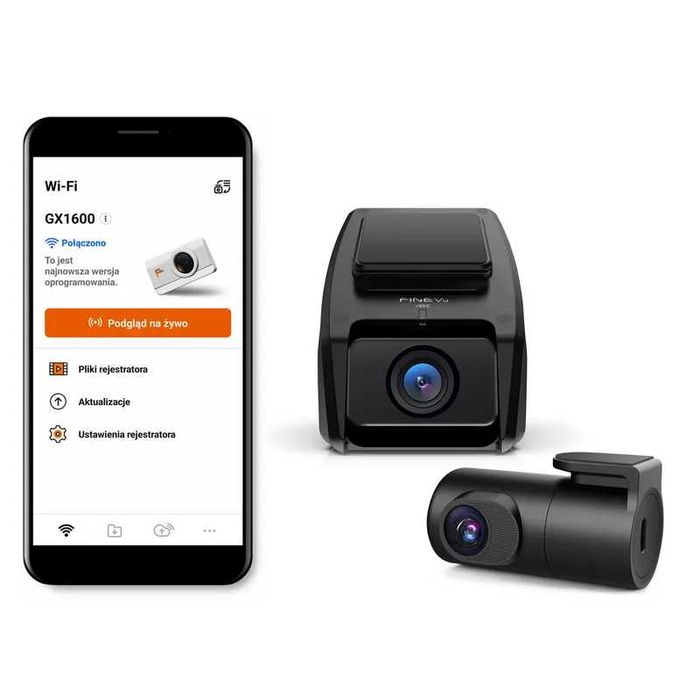 Rejestrator FINEVu GX1600 128GB w zestawie EM-AUDIO Tomaszów Lub, Wysyłka Gratis! Dealer FineVu !