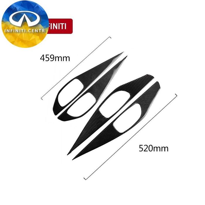 Внутренняя ручка Infiniti Q50 14-20 отделка из углеродного волокна