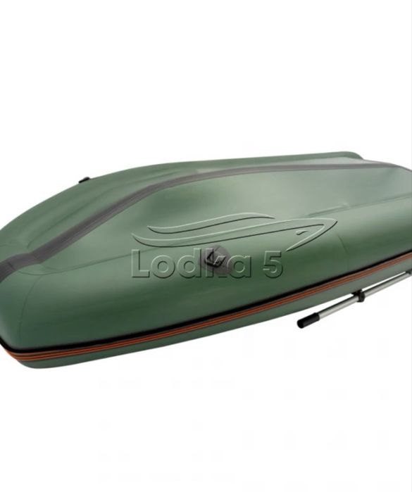 Kolibri KM-360DSL (Колібрі КМ-360ДСЛ) надувний кільовий човен темно-зелений + фанерний пайол