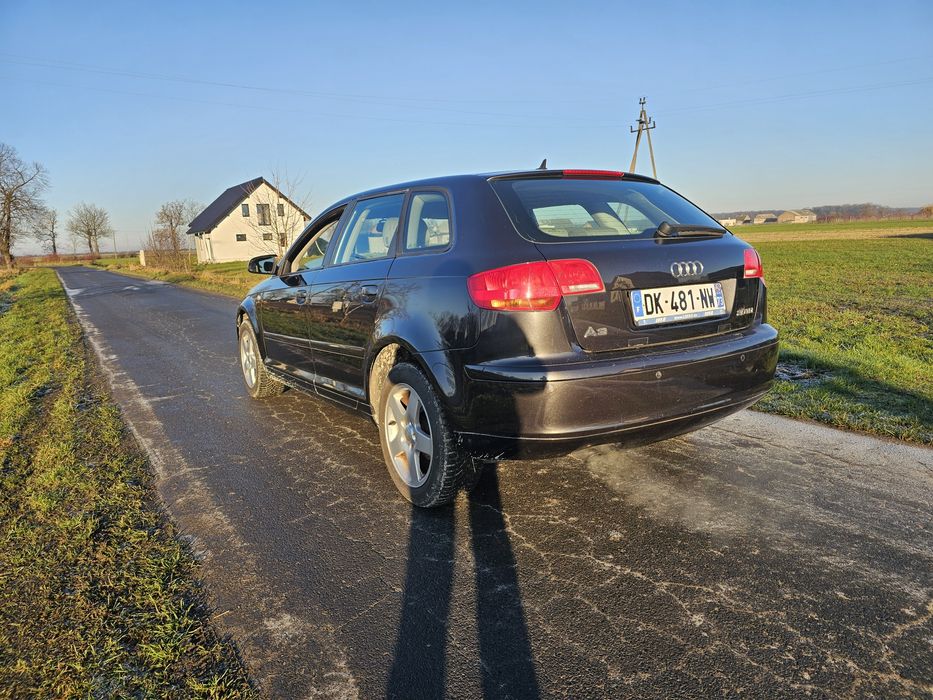 Audi a3 8p 2.0 tdi 140km 8v klima navi alu kubełki
