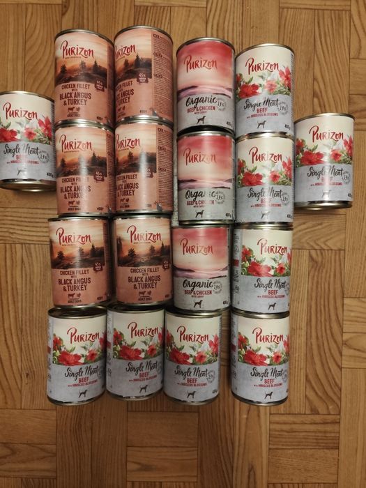 18 puszek Purizon 400g