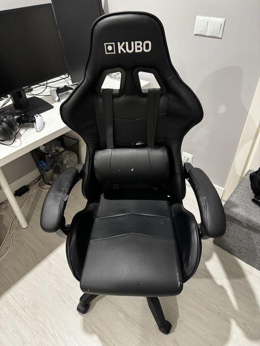 Cadeira gaming preta