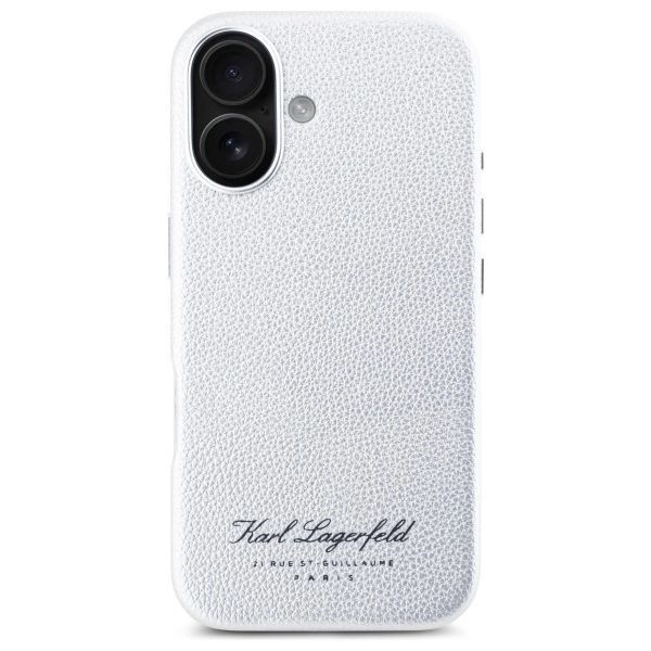 Etui Karl Lagerfeld hotel RSG na iPhone 16 - szare