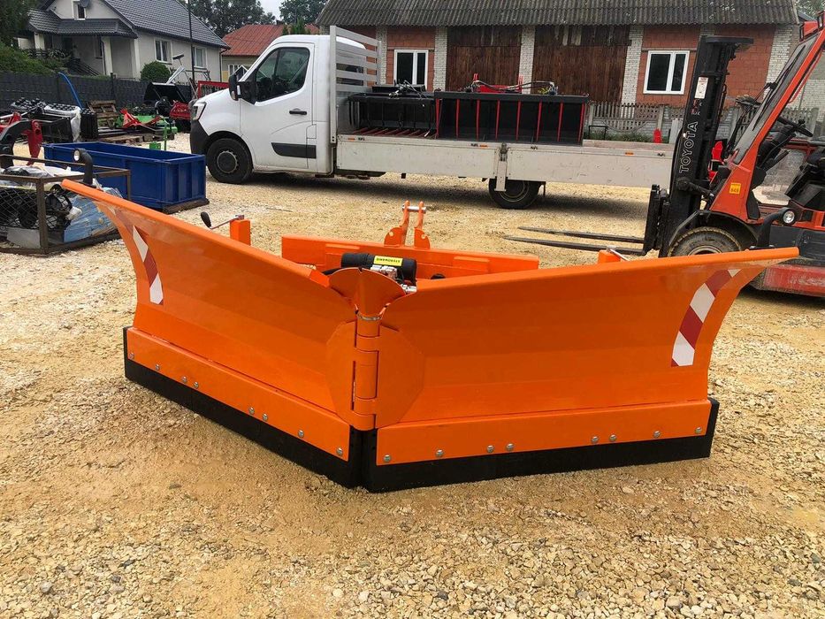 Nowy pług do śniegu VOLANT pług hydrauliczny strzałka TRANSPORT