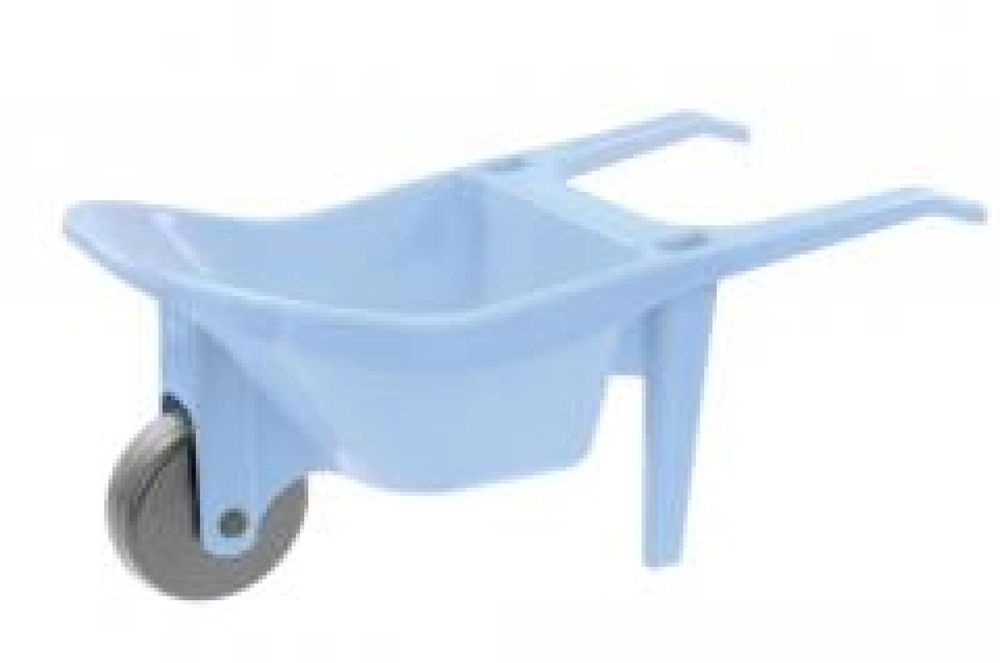Taczka plastikowa pastel niebieski ,322x699 mm