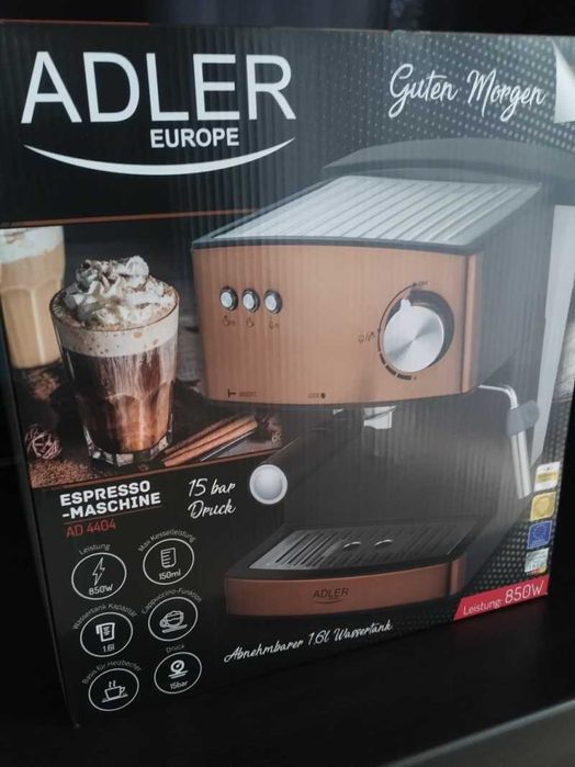 Adler ekspres ciśnieniowy kolbowy 850 W