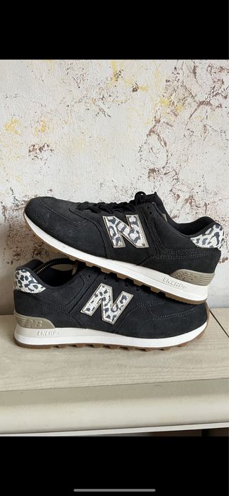 Кроссовки замша и сетка new balance 574 оригинал размер 41 26 см