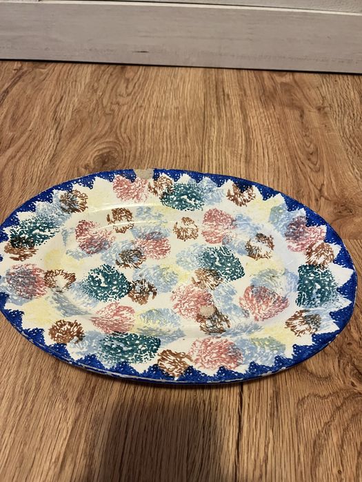 Travessa pintada à mão