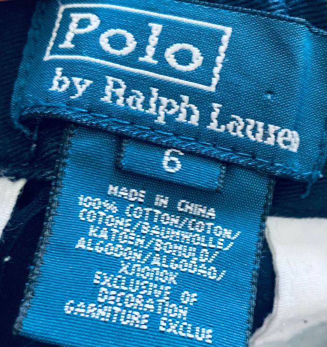 Spodnie dziecięce Polo Ralph Lauren, 6 lat