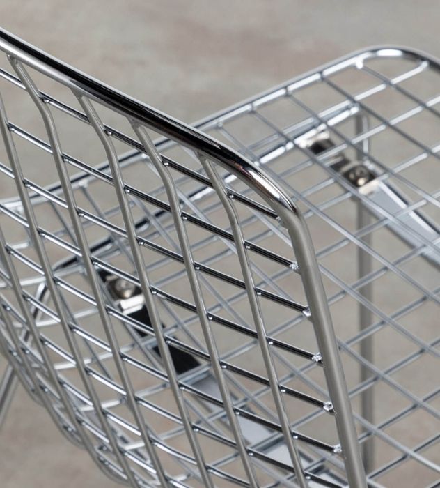 Conjunto 6 cadeiras de jantar cromado BERTOIA