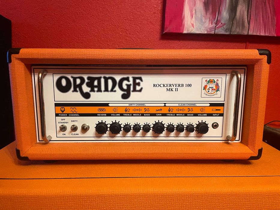 Orange Rockerverb 100 MK II 100W Amp/Cabeça Guitarra