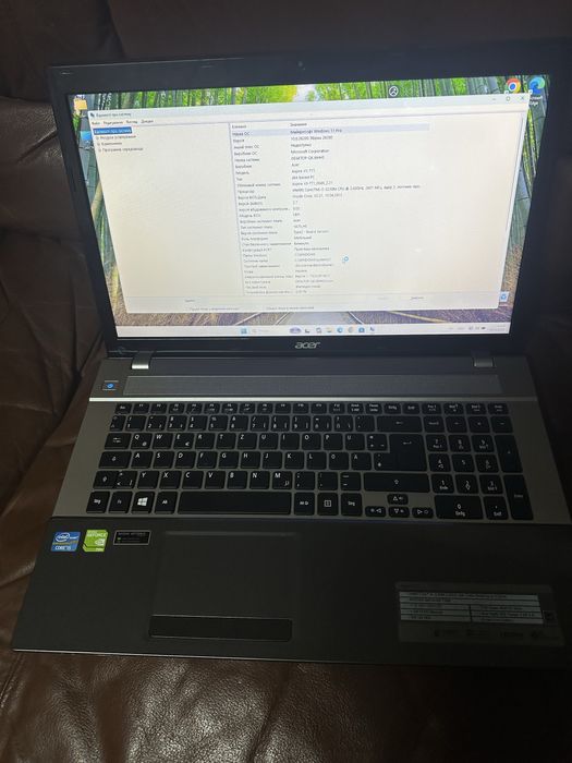 Ноутбук Aser Aspire v3-771