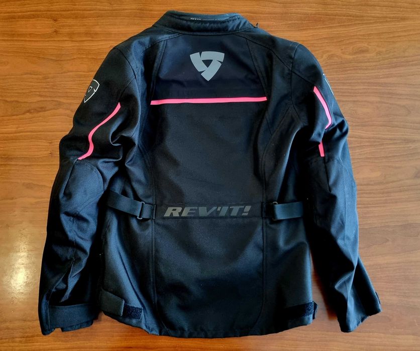 Casaco Motard REV’IT! Voltiac 2 Senhora Preto/Rosa (oferta de luvas REV'IT! Mosca Lady Preto/Rosa)