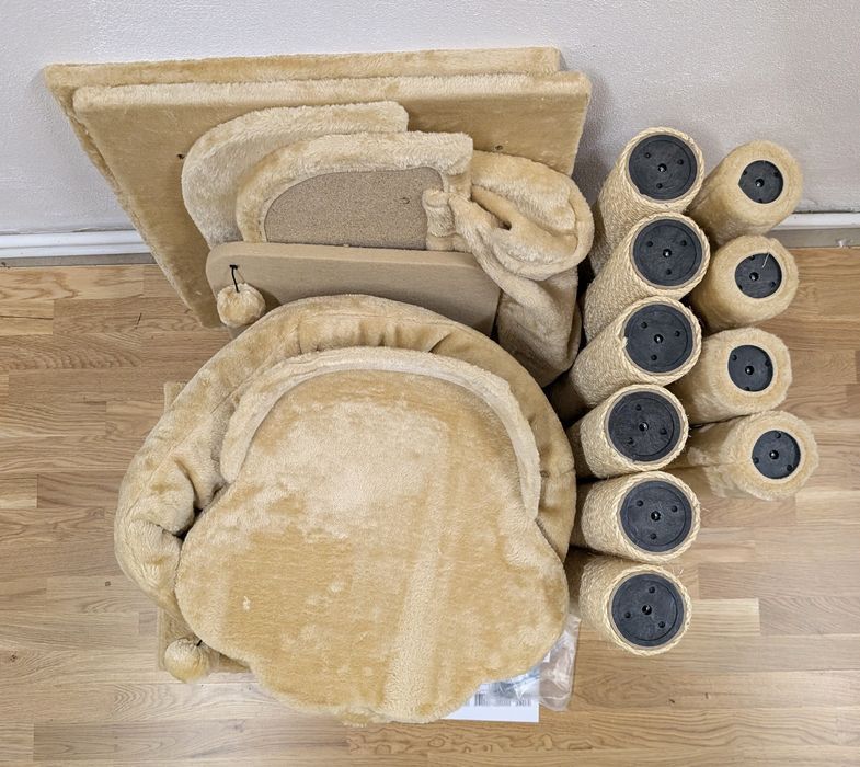 La Digue III Drapak Dla Kota Beżowy 69x69x163cm Uszkodzony DUŻY