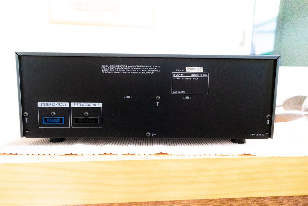 Sony Stereo Cassette Deck TC-D607