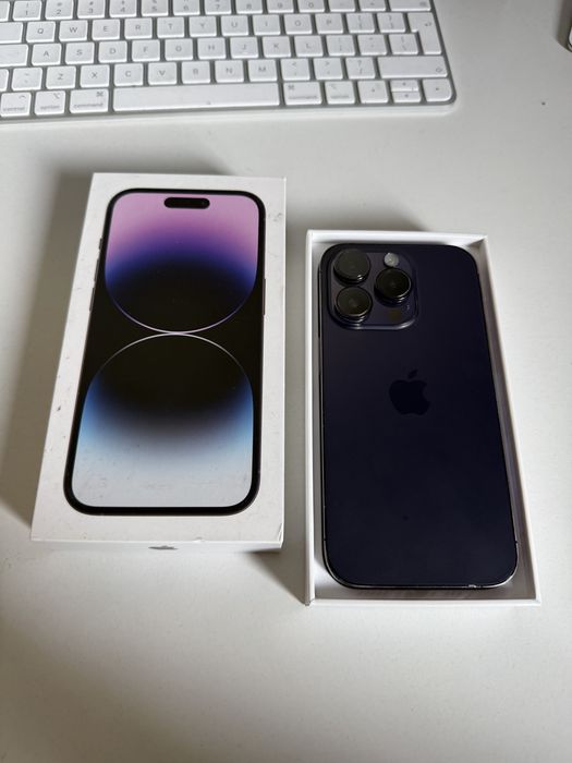 Bateria 100% iPhone 14 Pro 128gb Deep Purple