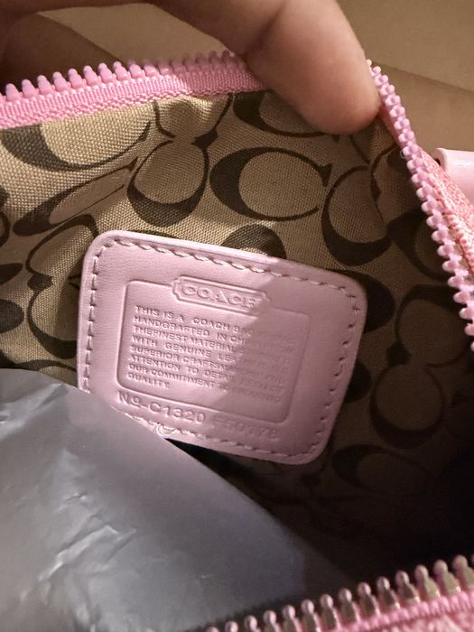 Bolsa coach rosa