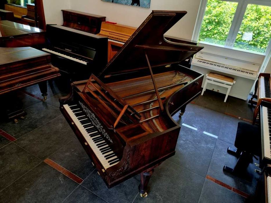 Prawdziwy FORTEPIAN Z CZASÓW CHOPINA - z fabryki WIRTH 212cm