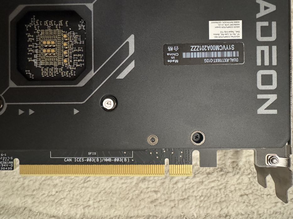 Karta graficzna ASUS Dual RX7700XT 12 GB