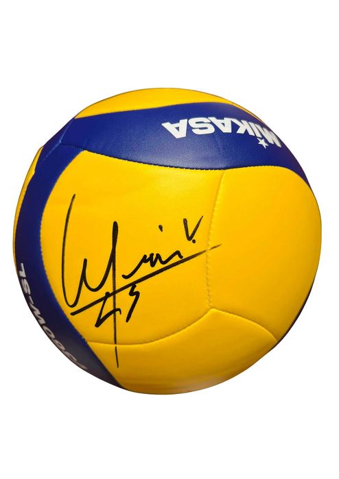 Wilfredo León Mikasa piłka do siatkówki z autografem + certyfikat aut.