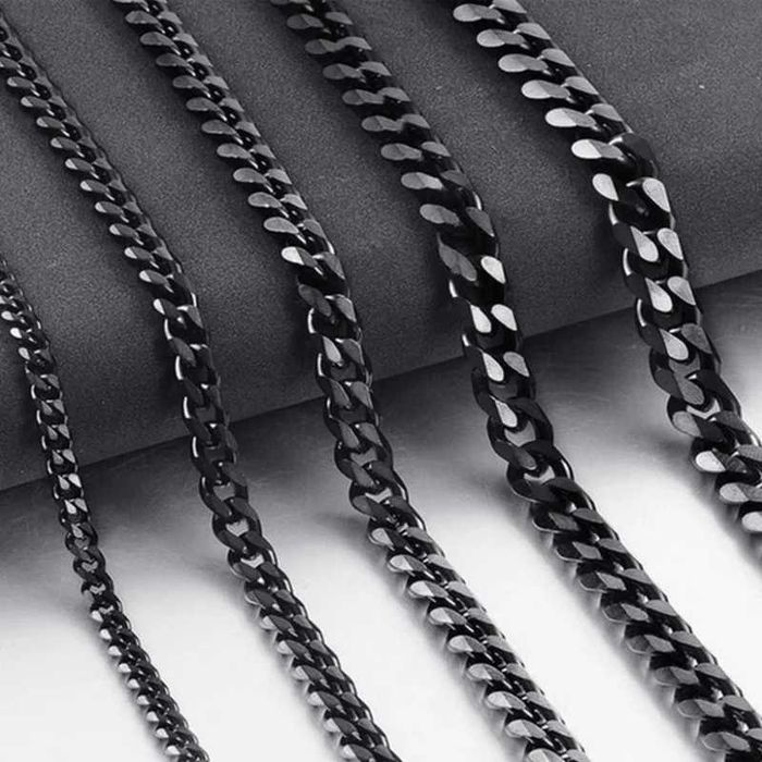 Colar Fio Pescoço Homem Aço Inox Stainless Steel Chain Necklace Rapper's Choker Fashion Jewelry