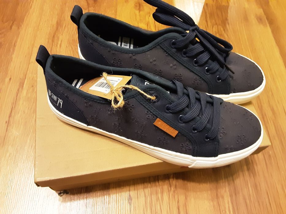 BIG STAR Trampki damskie Tenisówki Sneakersy koronkowe r. 40 NOWE