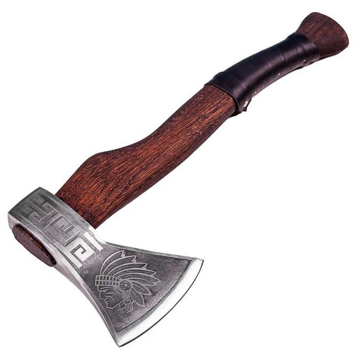 Набір шампурів ІНДІАНЕЦЬ МАЙЯ BS21 Подарочный набор в кожаном чехле