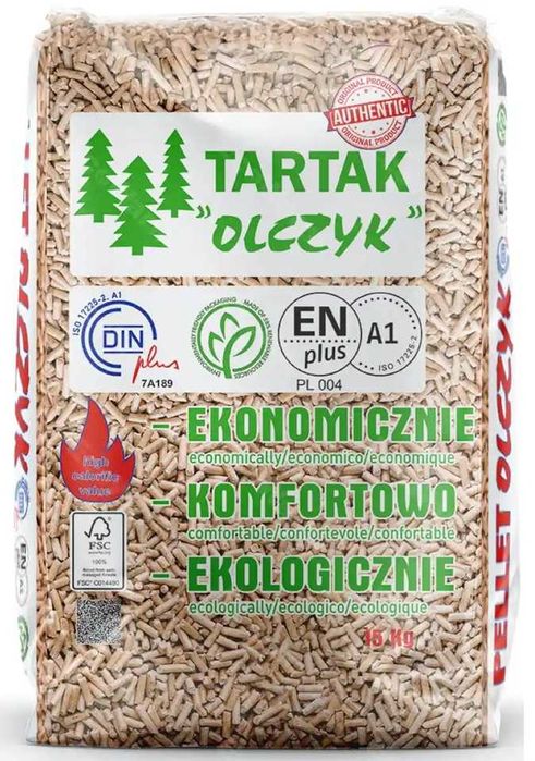 Pellet OLCZYK - Premium - 15kg - CERTYFIKOWANY