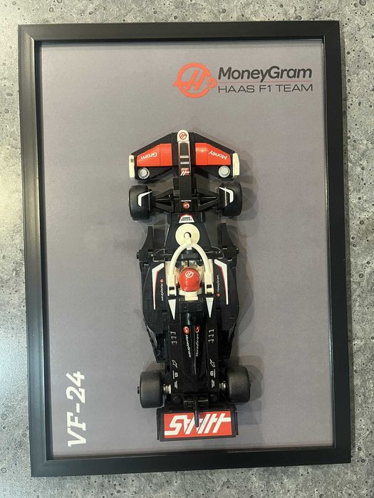 Ramka na model LEGO F1 Speed Champions 2024 MoneyGram Haas Team VF-24