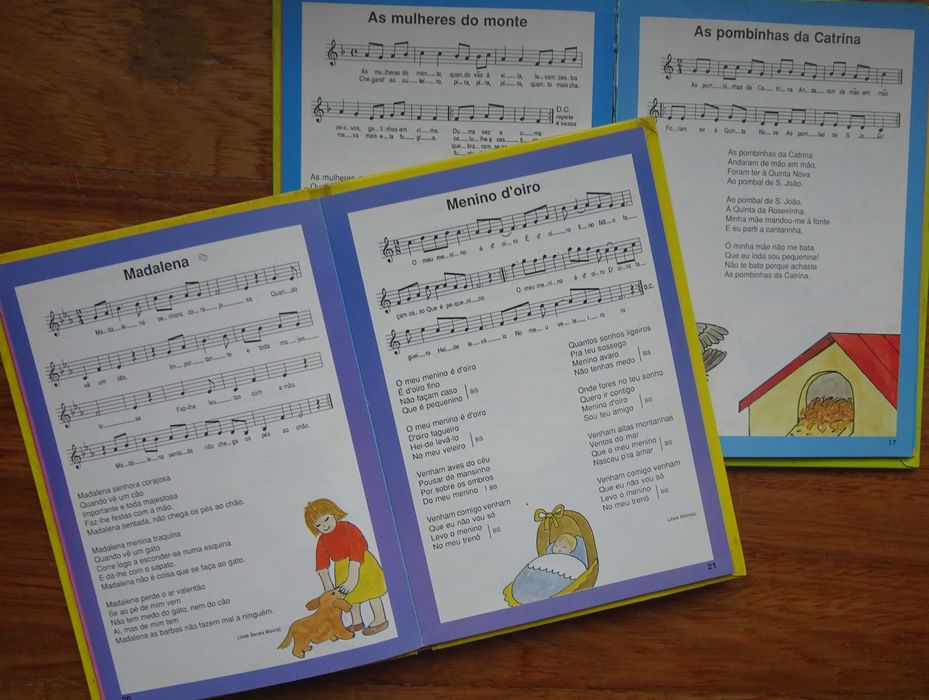 O Meu Livro de Canções 1º Volume e 2º Volume - 1ª Edição 1991