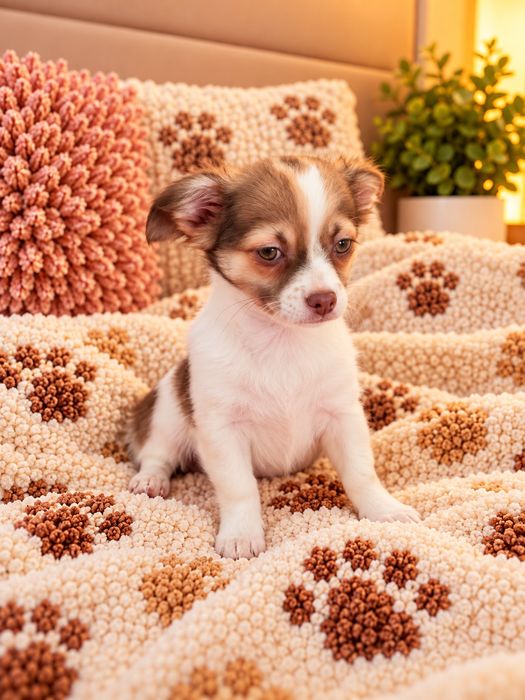 Piesek chihuahua długowłosy