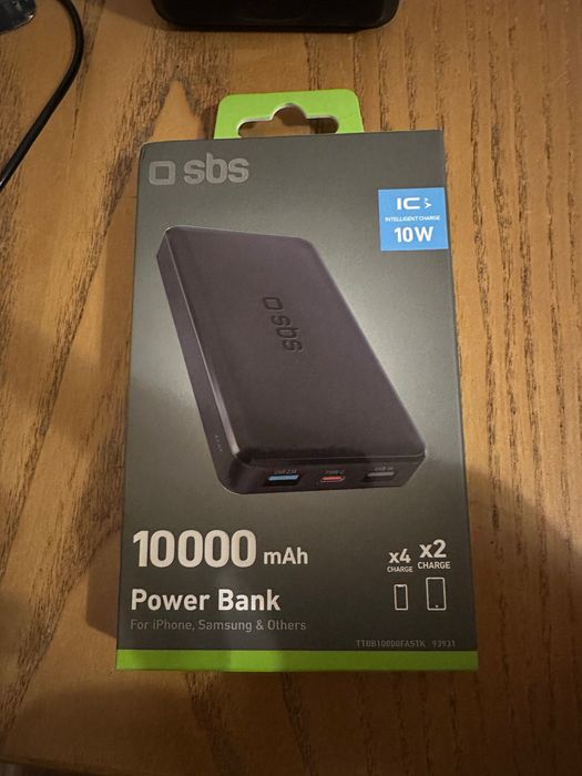 Power Bank SBS 10.000 mAh – Novo na Embalagem