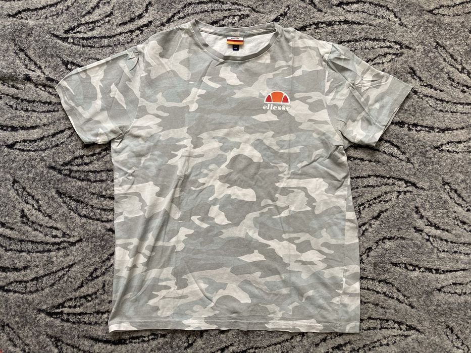 T-shirt Ellesse size L koszulka moro bdb stan 100% oryginal streetwear kamuflaż 100% bawełna